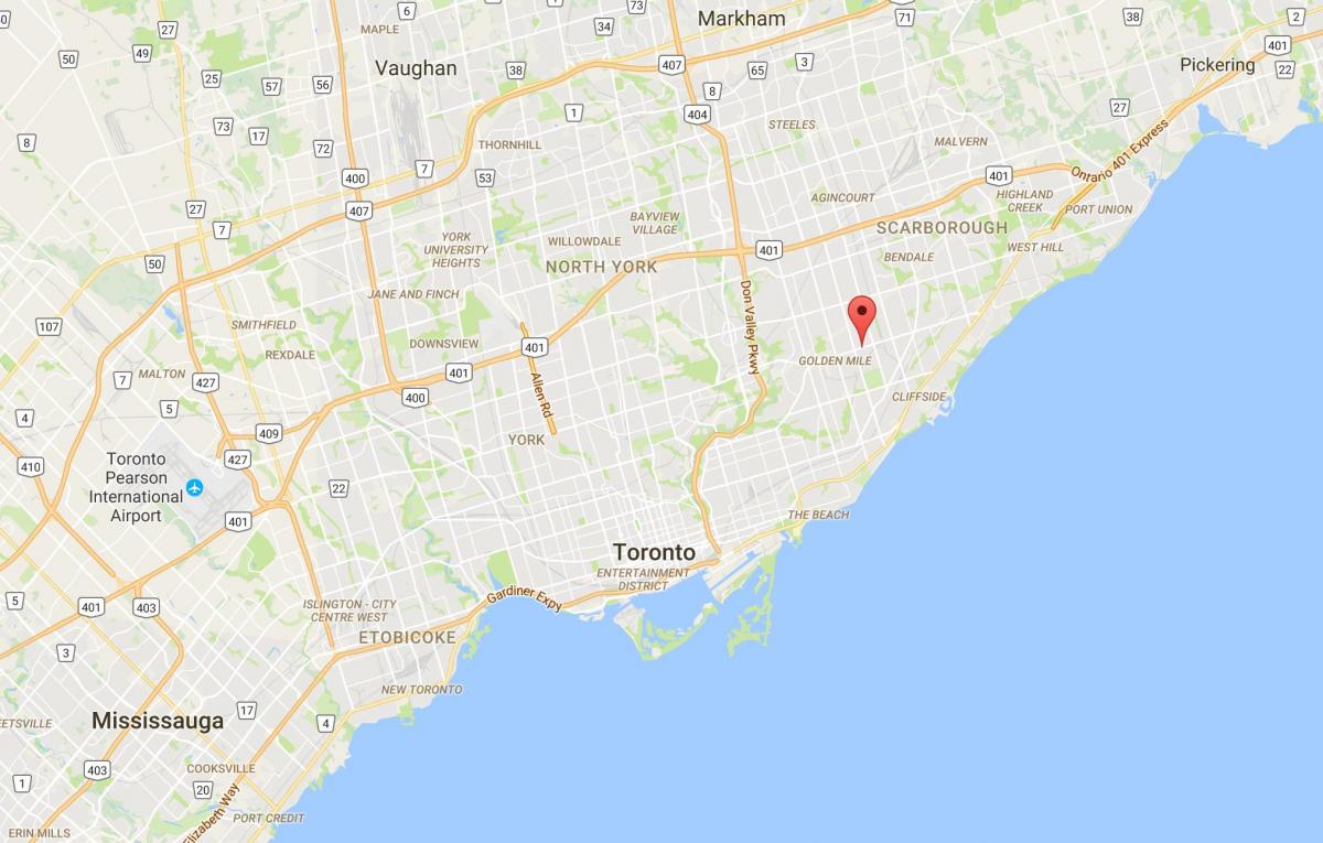 Карта Ionview округ Торонто