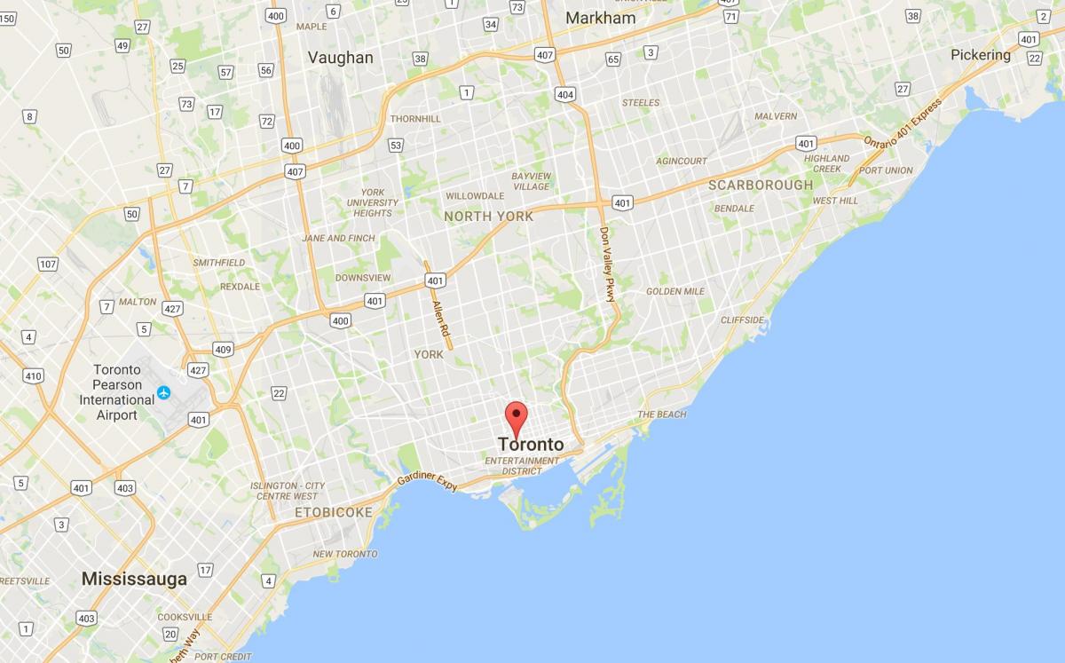 Карта гранге Парк округ Торонто