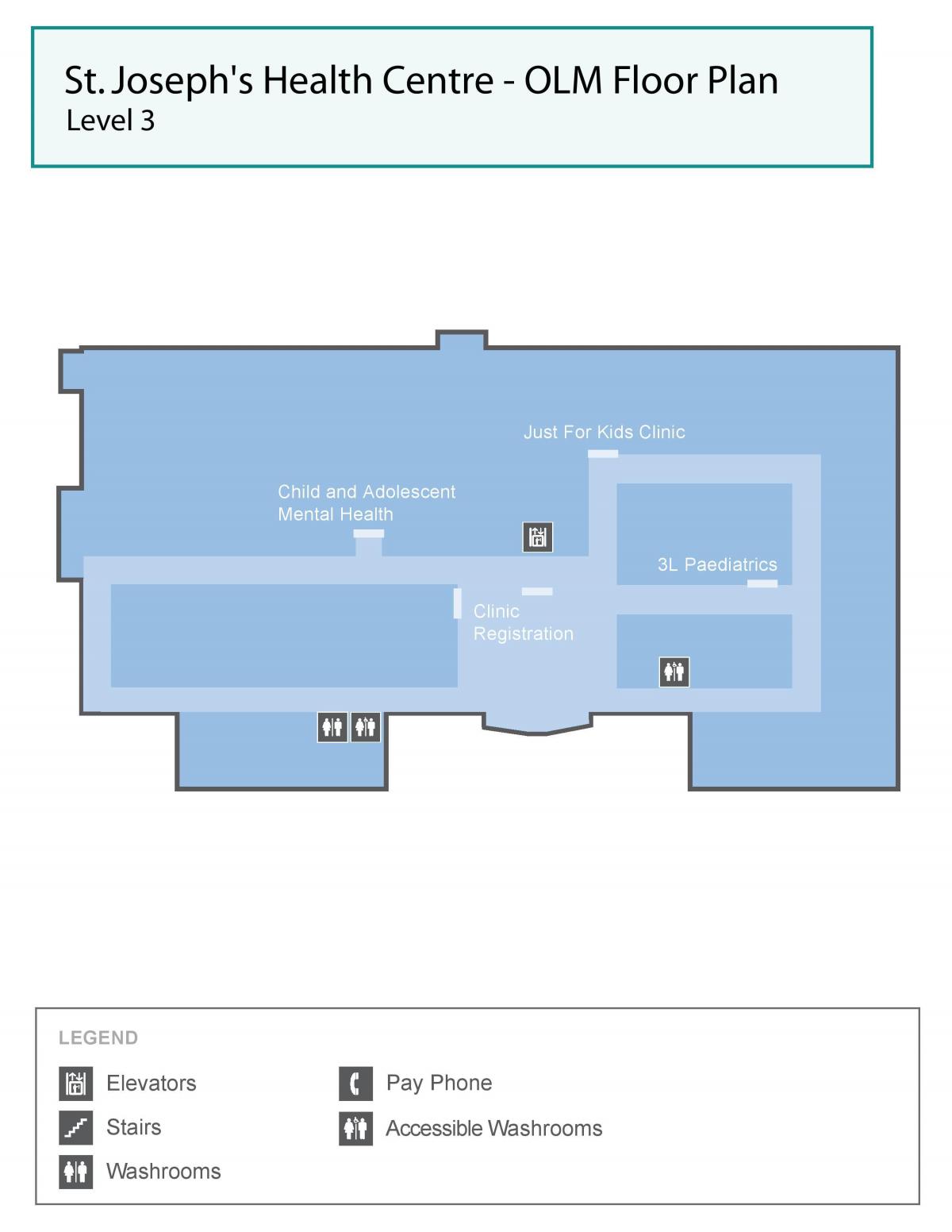 Карта центра здравље Светог Јосипа ОЛМ Торонто 3