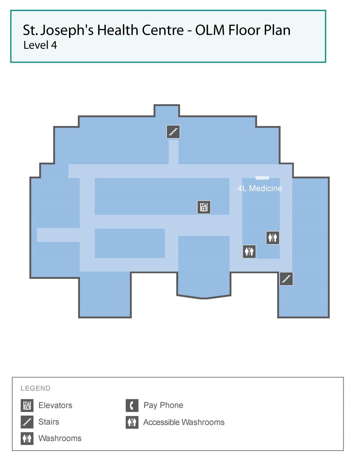 Карта центра здравље Светог Јосипа ОЛМ Торонто 4