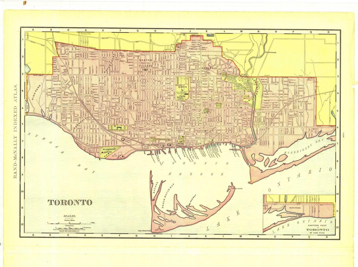 Карта историјског Торонту