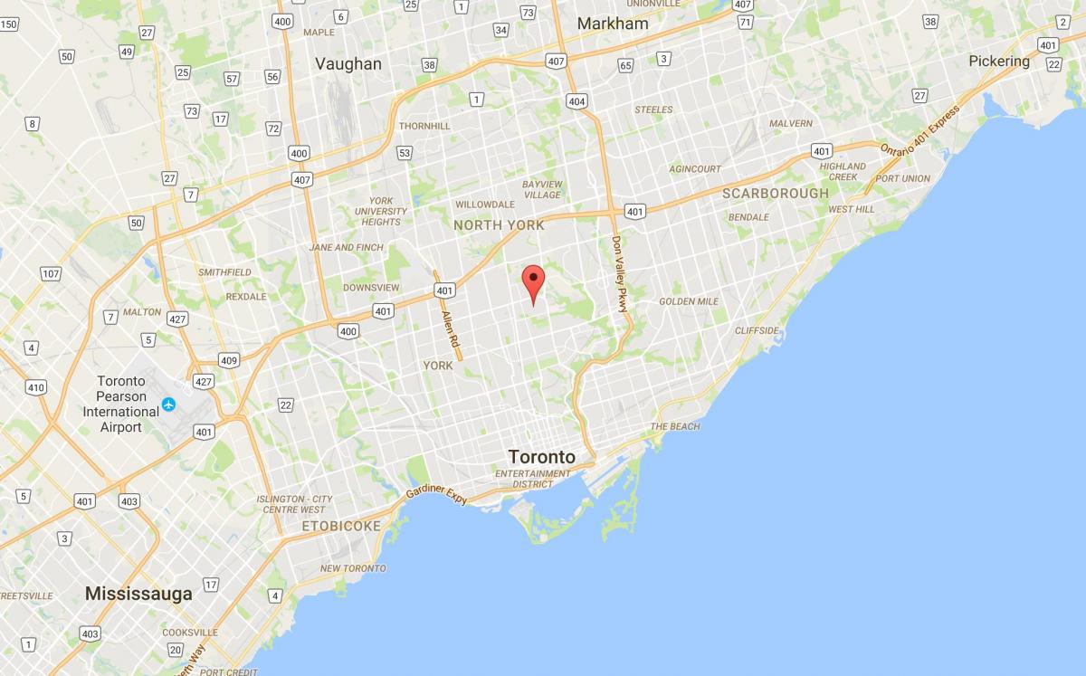Карта Лоренс-Парк Торонто