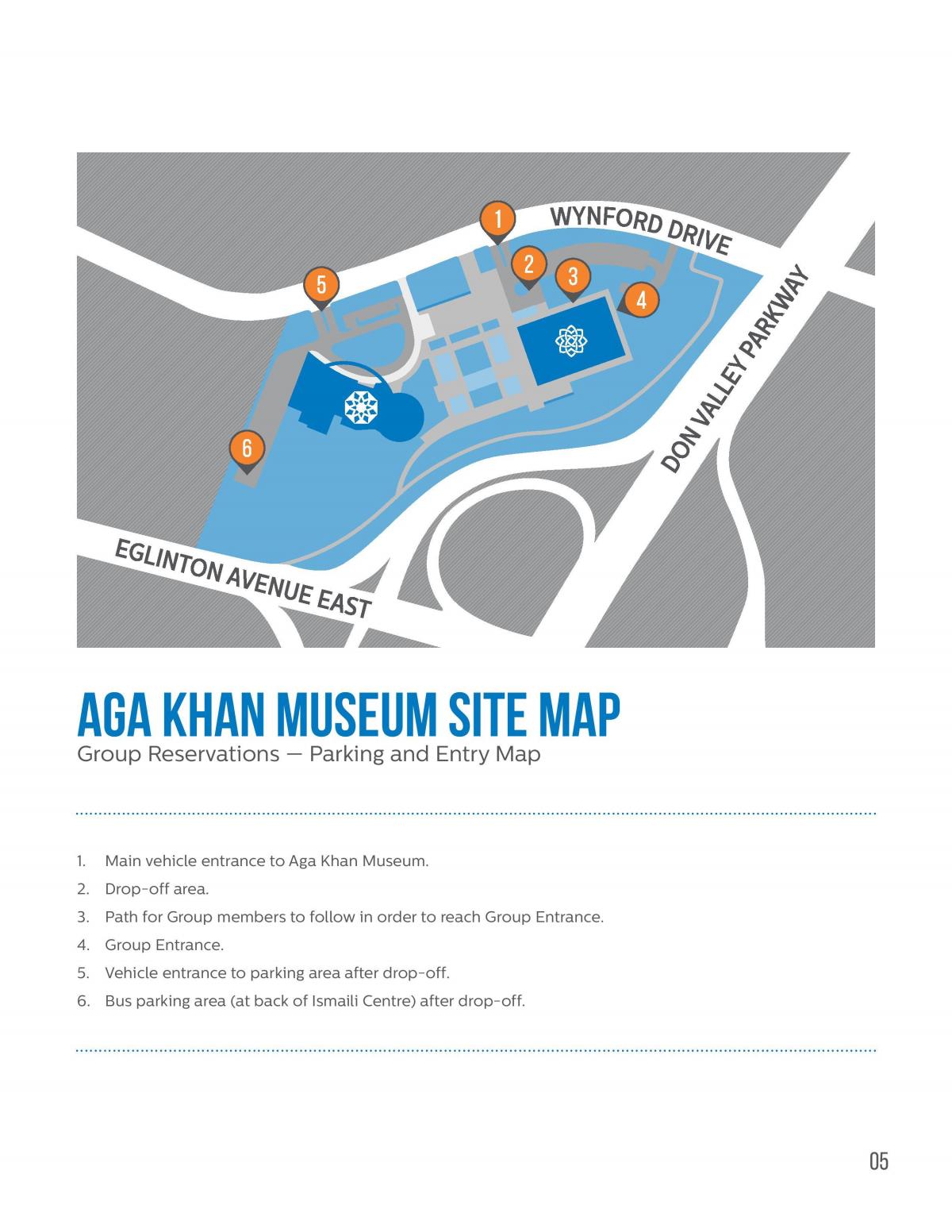 Карта за музеј Ага кхан 