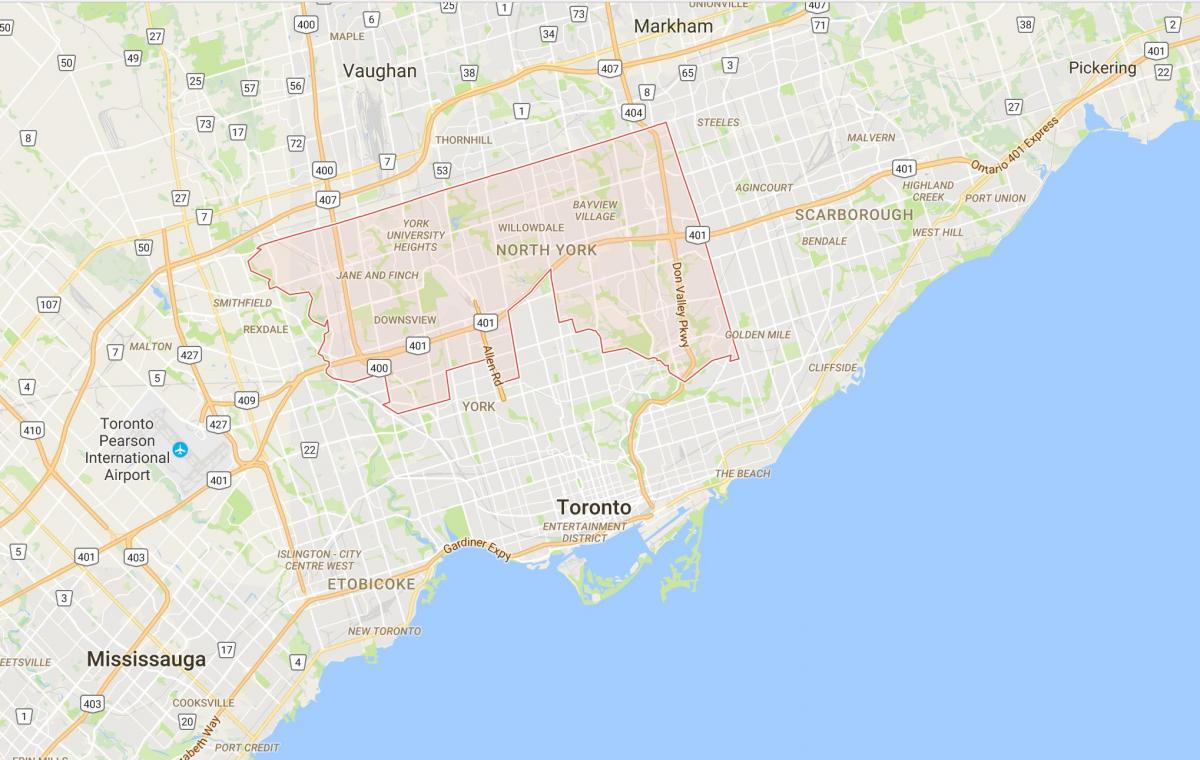 Мапа града Торонту, Торонто