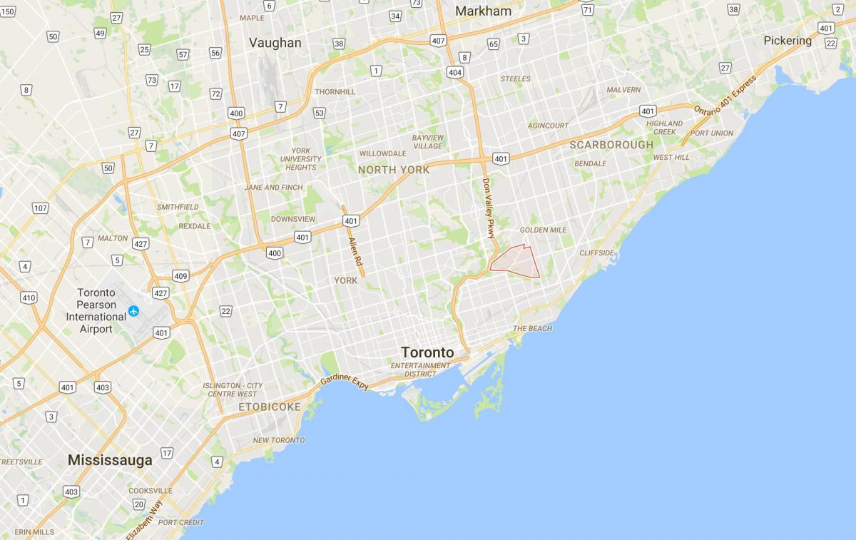 Карта о'конор–Парквью округ Торонто