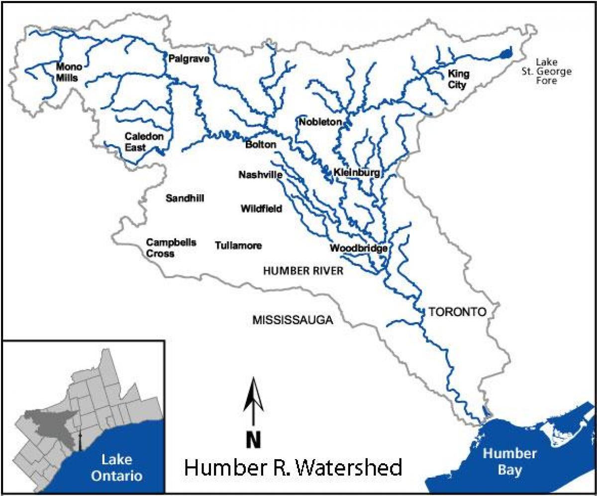 Карта реке Хамбер 
