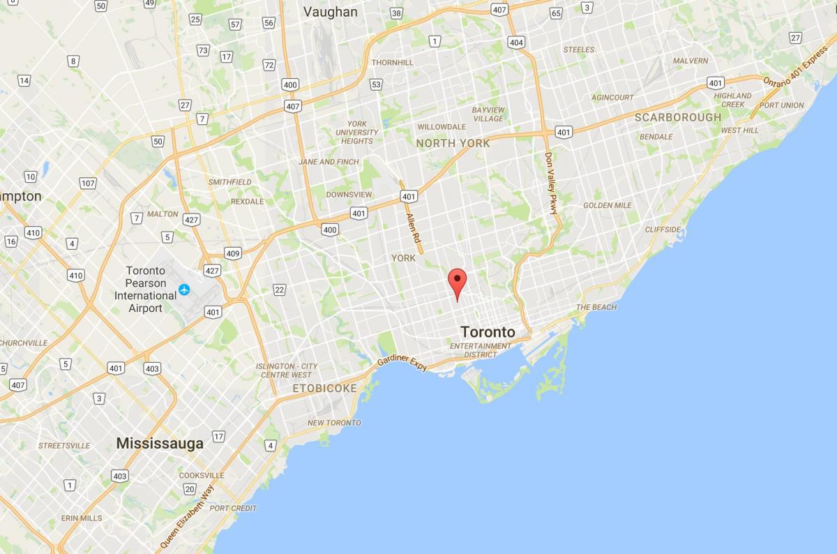 Карта апп округ Торонто