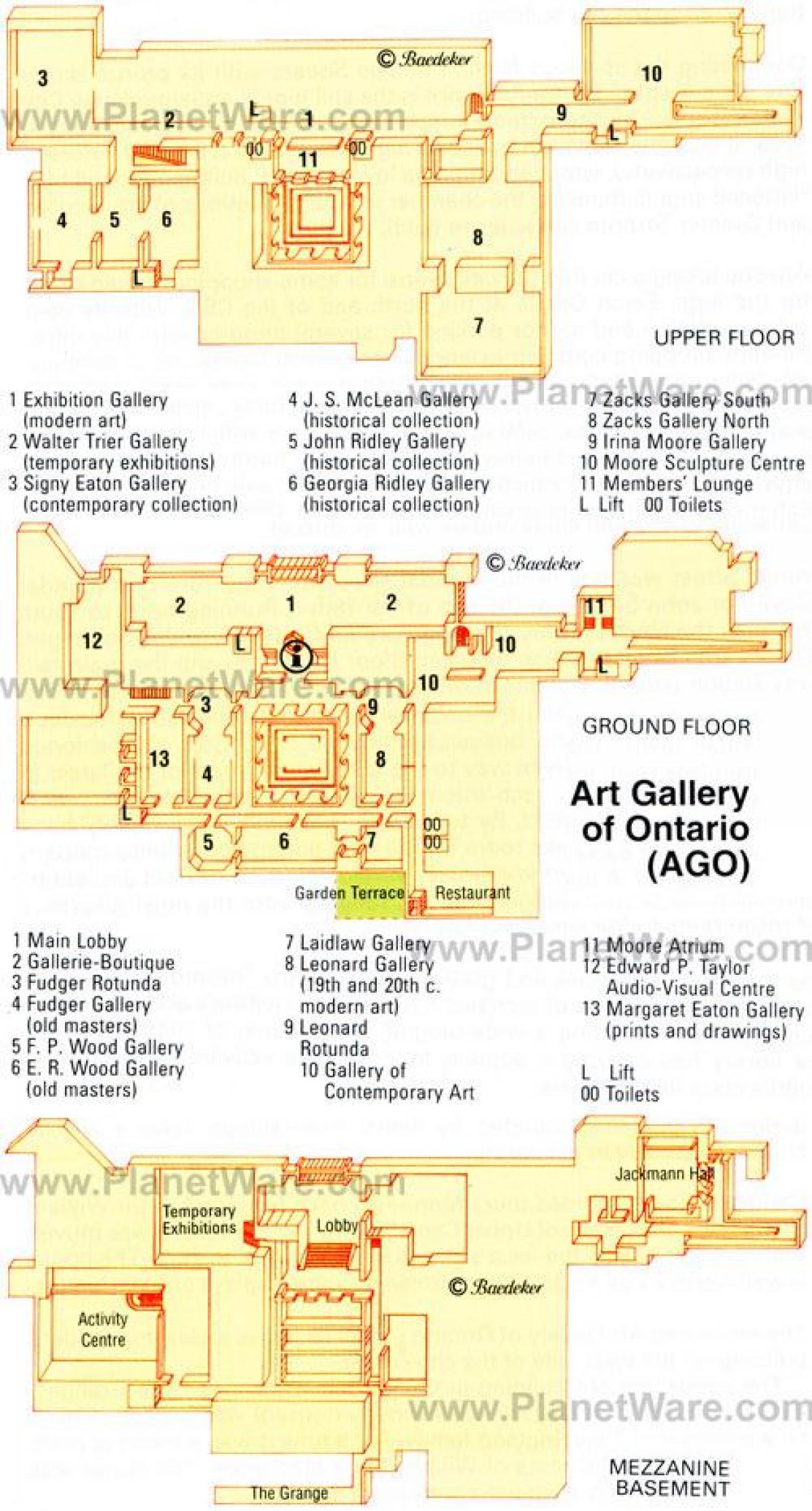 Карта уметничка галерија Онтарио