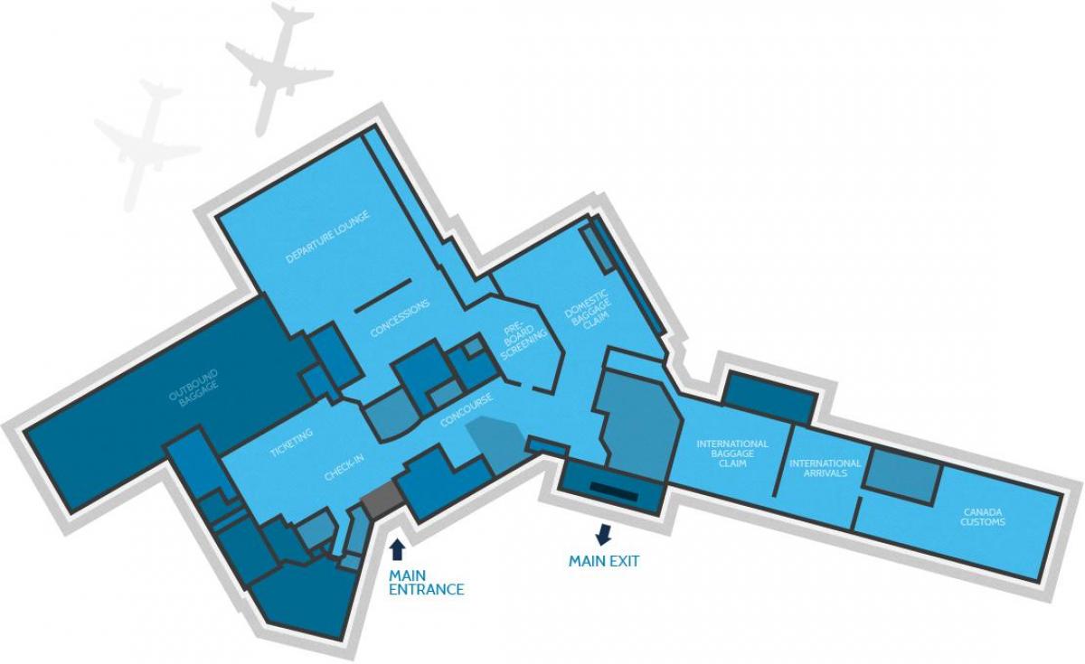 Картица терминала аеродрома Хамилтон 