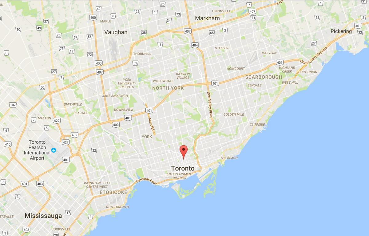 Карта Торонту, Торонто