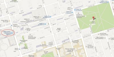 Карта ботаничкој башти