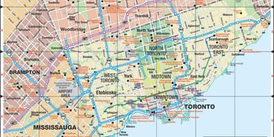 Карта спеед Торонту
