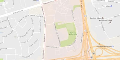 Карта Булевар Шума околине Торонту