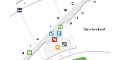 Карта Буффало Нијагара, ниво поласка 