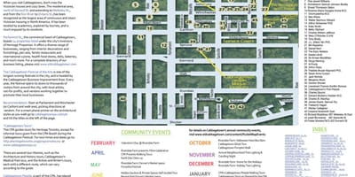 Карта догађаја Cabbagetown Торонту