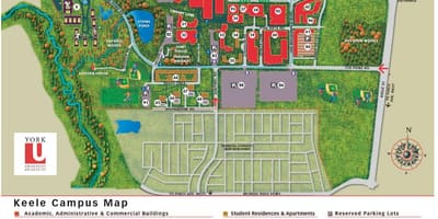 Карта Њујорку запањујући киел кампуса универзитета