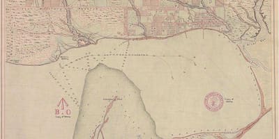 Карта земље Иорк Торонто 1787-1884