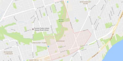 Картицу Окридж области Торонту