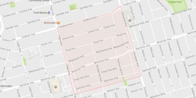 Картицу село папе области Торонту