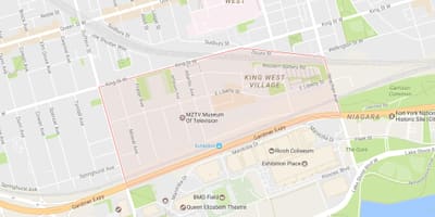 Карта слободе селу подручју Торонту