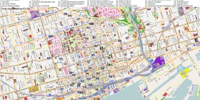 Картица атракција Торонту