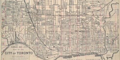 Карта Торонту 1902