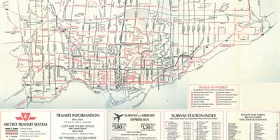 Карта Торонту 1976