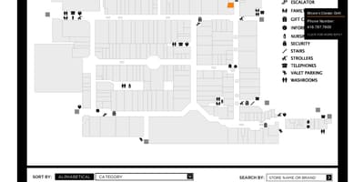 Карта тржног центра yorkdale 