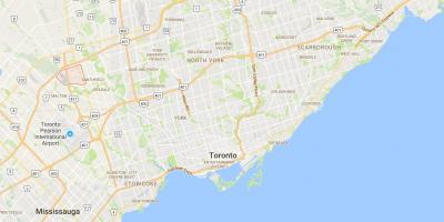 Карта Clairville округ Торонто