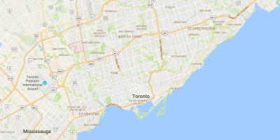 Карта Humbermede округ Торонто