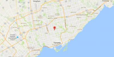 Карта yonge и eglinton округ Торонто