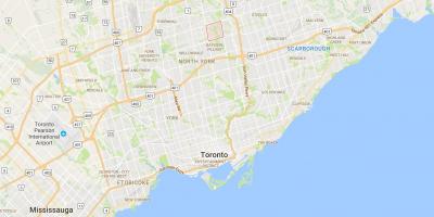 Карта Бейвью-Вудс – Стилс округ Торонто