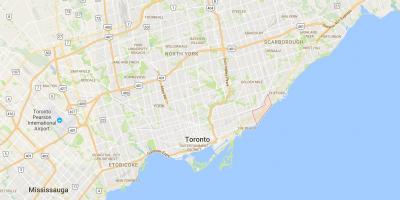 Карта брезе литице округ Торонто