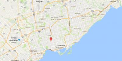 Карта Валас Емерсон округ Торонто