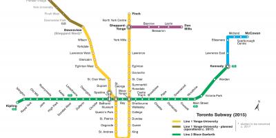 Карта метро Торонту