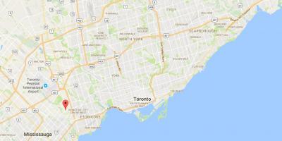 Карта Маркланд дрвета округ Торонто