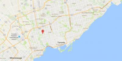 Карта Планина Дэннис округ Торонто