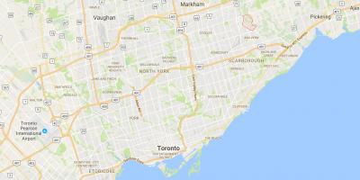 Карта Морнингсайд Хеигхтс округ Торонто