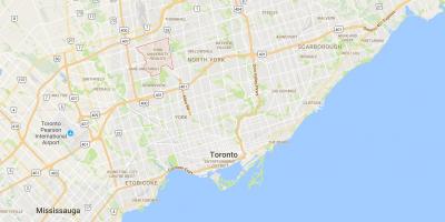 Карта Ни Юниверсити Хайтсе округ Торонто