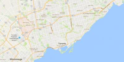 Карта Рексдэйле округ Торонто