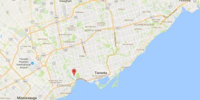 Карта Свонси округ Торонто