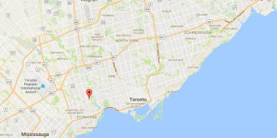 Карта Кингсвэй округ Торонто