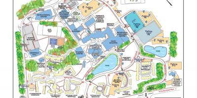 Мапа универзитета у Торонту Миссиссауга паркинг