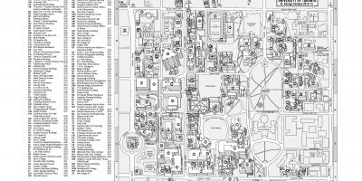 Мапа универзитета у Торонту у Сент Джорджес кампус