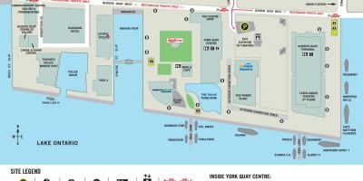 Карта Харбоурфронт центар Торонто
