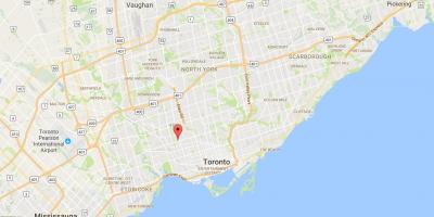 Карта Цорсо Италиа округ Торонто